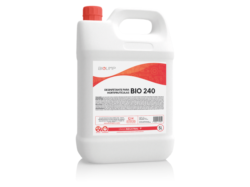 Desinfetante Para Hortifrutícolas Bio 240