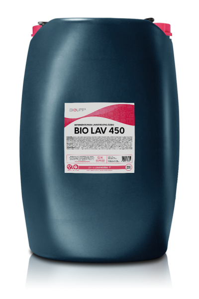 Detergente Para Lavar Roupas Ácido Bio Lav 450